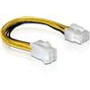 Delock Cable Delock 8pin EPS -> 4pin Molex ATX St/Bu 0,15m [82405]