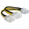 Delock Cable Delock PCI Expr 8pin -> 2x Molex 4pin [82397]