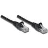 Intellinet Cavo di rete Patch in Rame Cat. 5e Nero UTP 15 mt