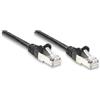 Intellinet Cavo di rete Patch in Rame Schermato Cat. 5e Nero FTP 0,5 mt