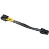 Akasa Adattatore cavo 4 Pin a 8 Pin ATX PSU (AK-CBPW10-15BK) - 15 cm [AK-CBPW10-15BK]