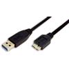 LogiLink USB Cable 3.0, AM to Micro BM black 1,00 m [CU0026]