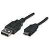 Manhattan Cavo USB 2.0 A maschio/Micro B maschio 1,8 m Nero
