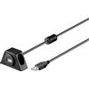 Prolunga USB 2.0 fissabile con viti 2 m Nero