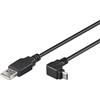 Goobay Cavo USB A Maschio a MICRO B Maschio Angolato 1,8m