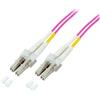 Techly Cavo Fibra Ottica LC/LC 50/125 Multimodale 15 m OM4