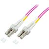 Techly Cavo Fibra Ottica LC/LC 50/125 Multimodale 3 m OM4