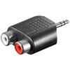 Oem Adattatore Audio 3.5mm Maschio a 2 RCA Stereo Femmina