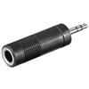 Oem Adattatore Audio 3.5mm Maschio a 6.3mm Stereo Femmina