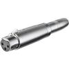 Oem Adattatore XLR Cannon Femmina ad Audio 6,35mm Femmina Mono