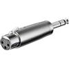 Oem Adattatore XLR Cannon Femmina ad Audio 6,35mm Maschio Stereo