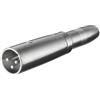 Oem Adattatore XLR Cannon Maschio ad Audio 6,35mm Femmina Mono