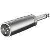 Oem Adattatore XLR Cannon Maschio ad Audio 6,35mm Maschio Mono