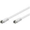 Oem Cavo Antenna Satellite F/F 1,5 mt bianco