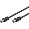 Oem Cavo Antenna TV M/F 1,5 mt nero