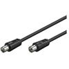 Oem Cavo Antenna TV M/F 10,0 mt nero