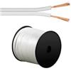 Oem Cavo Audio per diffusori acustici Bianco 2,5 mm² matassa 100mt