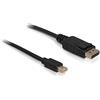 Delock Cavo Displayport Delock mini DPort -> DPort St/St 1,00m [82698]