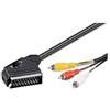 Oem Cavo Audio video Scart RCA 2 Mt IN/Out