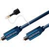 Clicktronic Cavo ottico digitale audio Toslink/Toslink 2 m