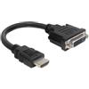 DeLOCK 0.2m HDMI-DVI M/F [65327]