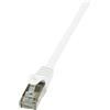 Intellinet Cavo di rete Patch in CCA Schermato Cat. 6 Bianco F/UTP 3 m Bulk