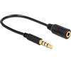 Delock Adaptercavo Delock 3,5mm Klinke -> 3,5mm Klinke St/Bu [62498]