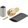 Oem Connettore antenna a crimpare RP-SMA Maschio per RG58