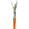 Oem Matassa S/FTP, 4 coppie, Cavo Cat. 7, Rame, 100m. PIMF Rigido Arancio