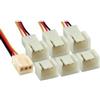 InLine Cavo alimentazione 6x ventola 3pin da 1x 3pin femmina 3,5""(Mainboard). Supporta 6 Ventole [4043718149780]