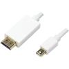 LogiLink Mini Display Port to HDMI cable, white, 2m [CV0056]