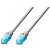 Digitus Patchkabel DIGITUS RJ45 U/UTP Cat5e 0.25m grau Hebelschutz [DK-1512-0025]