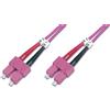 Digitus DK-2522-02-4 - Cavo patch in fibra ottica multimodale, SC/SC, OM4 [DK-2522-02-4]