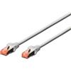 Digitus Patchkabel DIGITUS RJ45 S/FTP Cat6 0.25m grau Hebelschutz [DK-1644-0025]