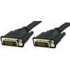 Techly Cavo Monitor DVI digitale M/M dual link 0.5 mt (DVI-D)