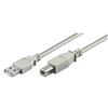 Oem Cavo USB USB 2.0 A-B 5m Grigio [68714]