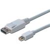 Cavo display port 2.0m M/M mini DP/DP [AK-340102-020-W]