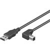 Manhattan Cavo USB 2.0 A maschio/B maschio angolato 2 m