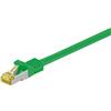 Noname Cavo di rete Patch RJ45 S/FTP Cat7 1.00m verde PIMF [---]