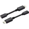 Digitus Adattatore HDMI Digitus DisplayPort-St. > HDMI-Bu. 0,15m Goldk. [bk] [AK-340400-001-S]