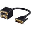 Manhattan Cavo adattatore sdoppiatore DVI-I a VGA