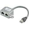 Intellinet Sdoppiatore telefonico con connesione RJ45