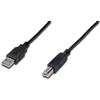 Digitus Cavo Usb A -> B St/St 3.00m nero [AK-300102-030-S]