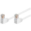 Intellinet Cavo di rete Patch Angolato 90° CCA Cat. 5e Bianco UTP 1 m
