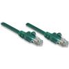 Intellinet Cavo di rete Patch in Rame Cat. 6 Verde UTP 0,5 mt