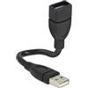 Delock USB Cavo Delock A -> A St/Bu 0.15m ShapeCable [83497]