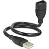 Delock USB Cavo Delock A -> A St/Bu 0.35m ShapeCable [83498]