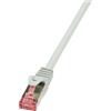 LogiLink CAT6 S/FTP Patchkabel AWG27 PIMF grau 1,00m [CQ2032S]