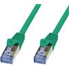 Logilink Cavo di Rete Logilink Patch in Rame Cat. 6A Verde SFTP 3m