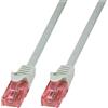 Intellinet Cavo di Rete Intellinet Patch in Rame Cat.6 Grigio U/UTP LSZH 0,5m